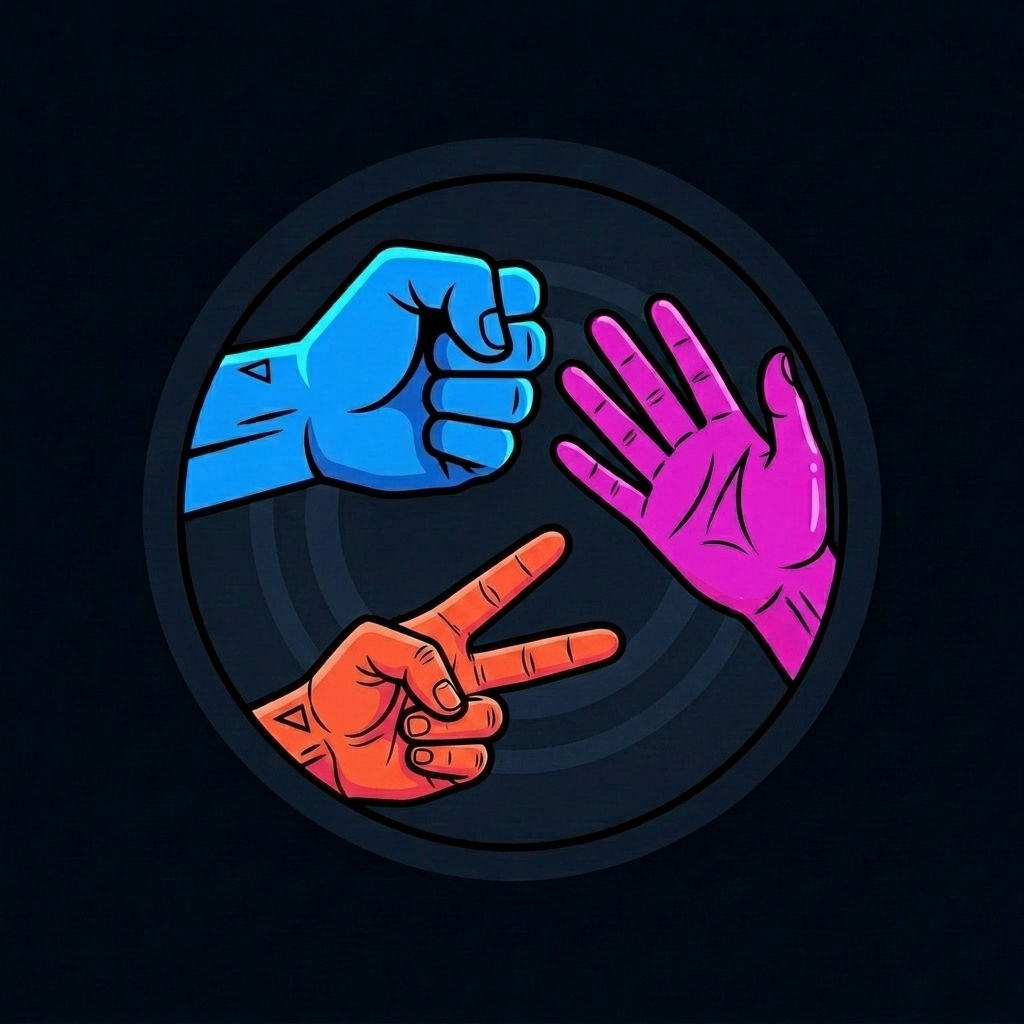 Rock Paper Scissors Championship League Emblem